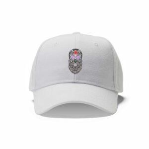 Mexican Machine Embroidery Design With Male Skull