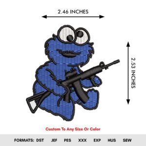 Cartoon Machine Embroidery Pattern For Kids Nurseries