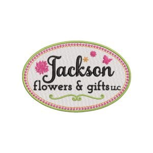 Flower Badge Machine Embroidery Pattern Design