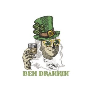 Ben Drankin Machine Embroidery Pattern
