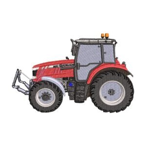 Farming Tractor Machine Embroidery Pattern