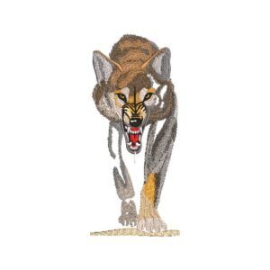 Wildlife Wolf Forest Animals Machine Embroidery Pattern