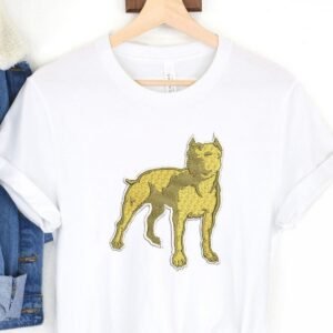 Pitbull Dog Animal Embroidery Pattern
