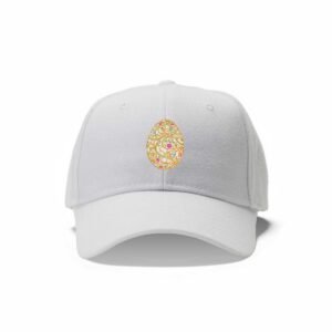 Flower Egg Baroque Machine Embroidery Pattern