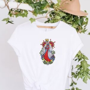 Sugar Skull With Flowers Machine Embroidery Pattern