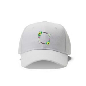 Sunflower Wreath With Monogram Embroidery Pattern