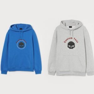 Halloween Embroidery Pattern With Skull Monogram