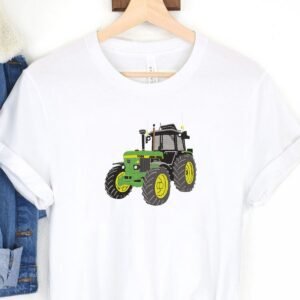 Green Farm Tractor Machine Embroidery Pattern