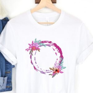Sam Maloney Flowers  Machine Embroidery Pattern - Floral Circle Embroidery