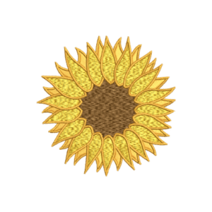 Sunflower Machine Embroidery Design