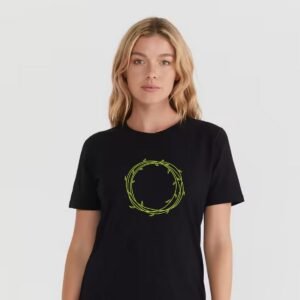 Laurel Wreath Frame Embroidered Green Vine Leaf Wreath