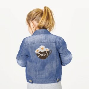 Kitchen Cup Embroidery Pattern - Daisy Coffee