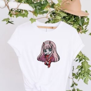 Zero Two Chibi Machine Embroidery Pattern