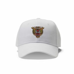 Wild Tiger Face Embroidery Pattern