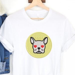 Love Dog Machine Embroidery Pattern For Valentine's Day