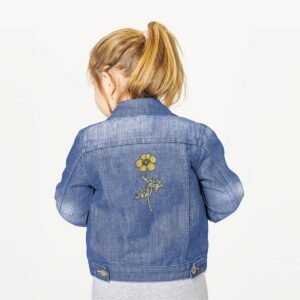 Yellow Wildflower Machine Embroidery Design Buttercup Pattern