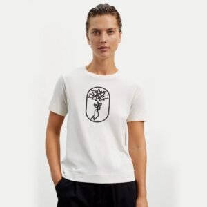 Black Flower With Hand Machine Embroidery Pattern