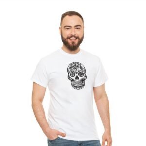 Day of the Dead Machine Embroidery Pattern Floral Skull, 3 Sizes