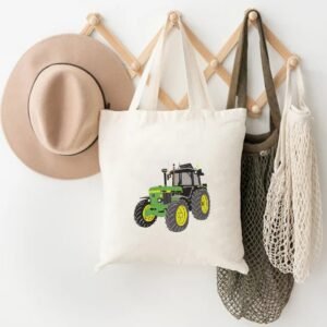 Green Farm Tractor Machine Embroidery Pattern