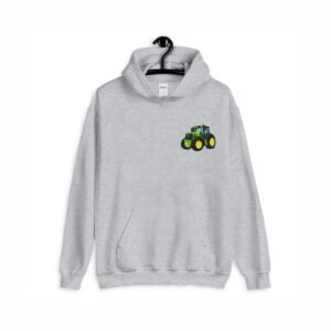 Green Tractor Machine Embroidery Design