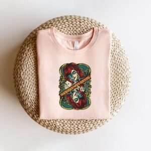 Gasp Queen Spades Machine Embroidery Pattern