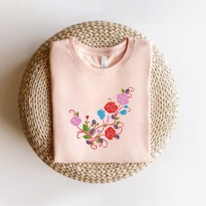 Rose Flower Border Machine Embroidery Design