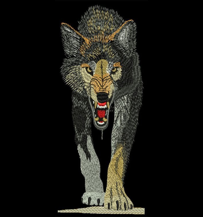 Left Chest Logo Digitizing after